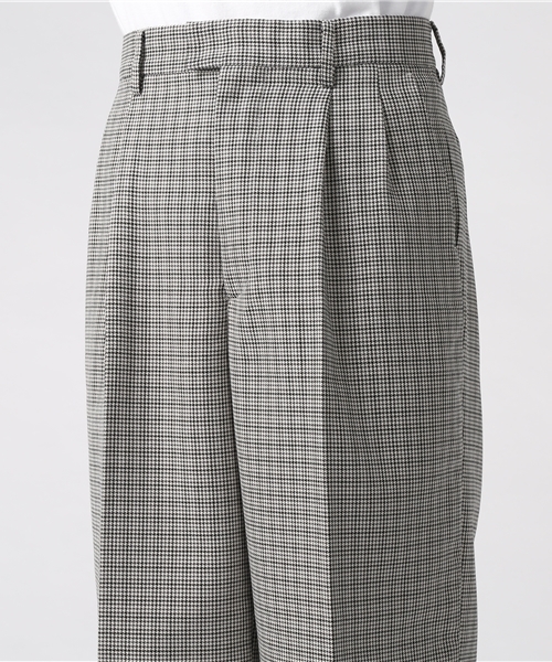 CLANE（クラネ）の「【CLANE HOMME】GUN CLUB CHECK WIDE SLACKS