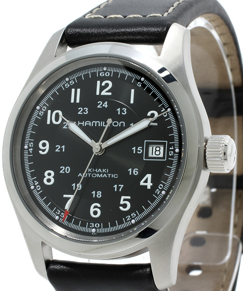 HAMILTON(ハミルトン)の「KHAKI FIELD AUTO H70455733 ■(アナログ腕時計・メンズ・ブラウン系その他/ブラック系その他・FREE)」の1枚目の写真