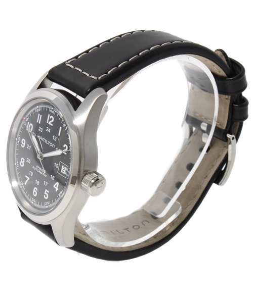 HAMILTON(ハミルトン)の「KHAKI FIELD AUTO H70455733 ■(アナログ腕時計・メンズ・ブラウン系その他/ブラック系その他・FREE)」の4枚目の写真