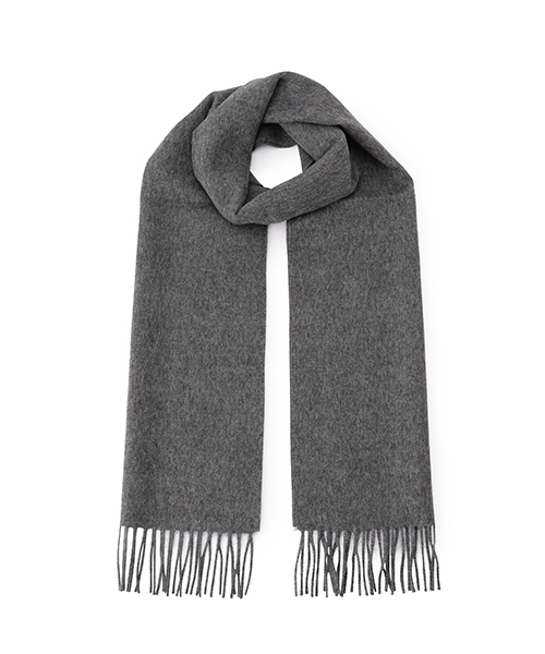 THE INOUE BROTHERS（ザイノウエブラザーズ）の「THE INOUE BROTHERS ベビーアルパカストール（ストール/ショール・メンズ・ホワイト/ブラック/グレー/オレンジ/ボルドー/キャメル/ネイビー・FREE）」の4枚目の写真