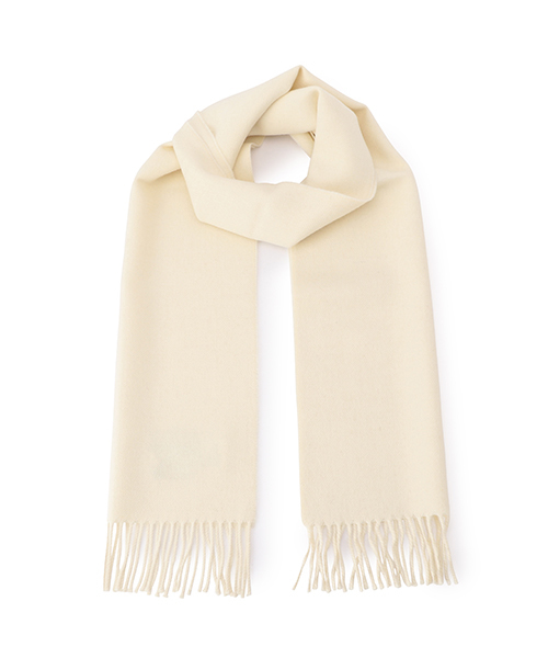 THE INOUE BROTHERS（ザイノウエブラザーズ）の「THE INOUE BROTHERS ベビーアルパカストール（ストール/ショール・メンズ・ホワイト/ブラック/グレー/オレンジ/ボルドー/キャメル/ネイビー・FREE）」の2枚目の写真