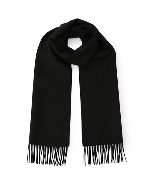 THE INOUE BROTHERS（ザイノウエブラザーズ）の「THE INOUE BROTHERS ベビーアルパカストール（ストール/ショール・メンズ・ホワイト/ブラック/グレー/オレンジ/ボルドー/キャメル/ネイビー・FREE）」の3枚目の写真