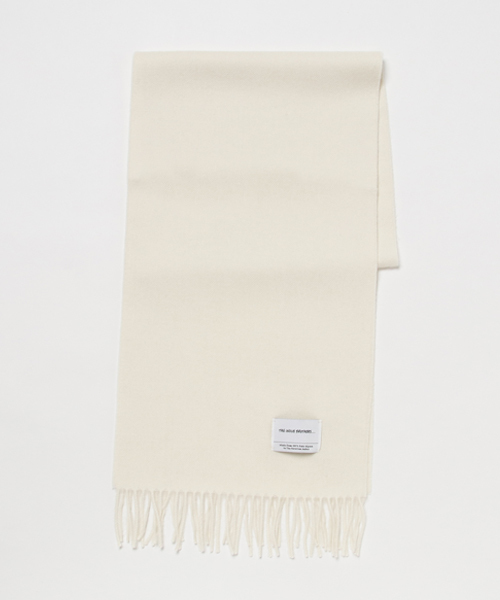 THE INOUE BROTHERS（ザイノウエブラザーズ）の「THE INOUE BROTHERS ベビーアルパカストール（ストール/ショール・メンズ・ホワイト/ブラック/グレー/オレンジ/ボルドー/キャメル/ネイビー・FREE）」の15枚目の写真