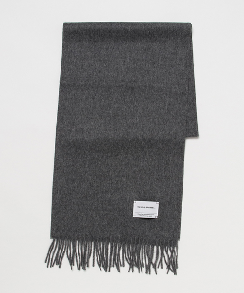 THE INOUE BROTHERS（ザイノウエブラザーズ）の「THE INOUE BROTHERS ベビーアルパカストール（ストール/ショール・メンズ・ホワイト/ブラック/グレー/オレンジ/ボルドー/キャメル/ネイビー・FREE）」の14枚目の写真