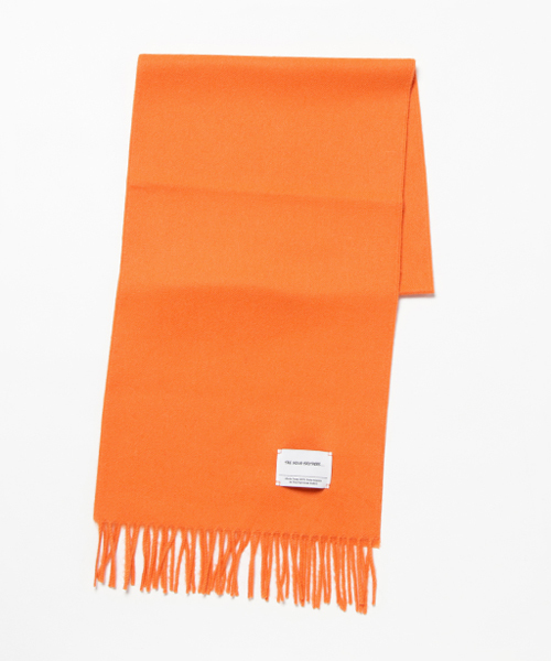 THE INOUE BROTHERS（ザイノウエブラザーズ）の「THE INOUE BROTHERS ベビーアルパカストール（ストール/ショール・メンズ・ホワイト/ブラック/グレー/オレンジ/ボルドー/キャメル/ネイビー・FREE）」の11枚目の写真