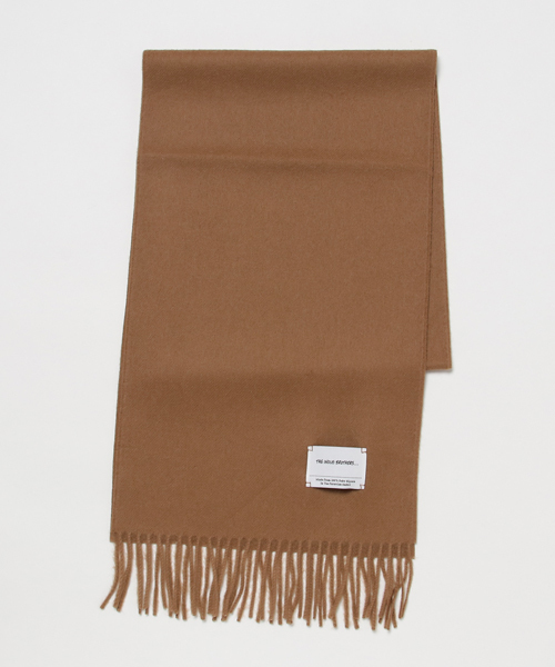 THE INOUE BROTHERS（ザイノウエブラザーズ）の「THE INOUE BROTHERS ベビーアルパカストール（ストール/ショール・メンズ・ホワイト/ブラック/グレー/オレンジ/ボルドー/キャメル/ネイビー・FREE）」の10枚目の写真