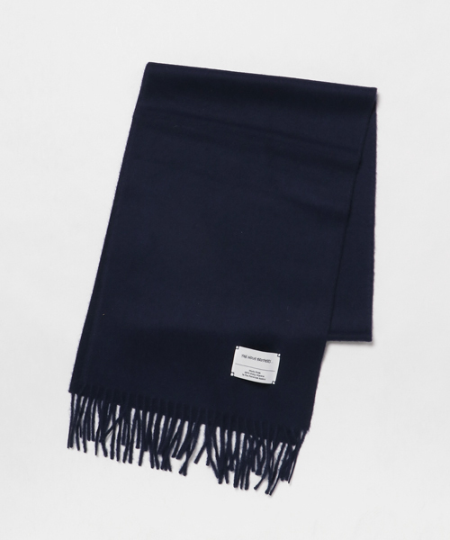 THE INOUE BROTHERS（ザイノウエブラザーズ）の「THE INOUE BROTHERS ベビーアルパカストール（ストール/ショール・メンズ・ホワイト/ブラック/グレー/オレンジ/ボルドー/キャメル/ネイビー・FREE）」の5枚目の写真