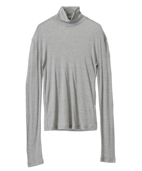 CLANE(クラネ)の「H/N CUT TOPS(Tシャツ/カットソー・レディース・ブラック/グレー/ライトグリーン・1/2)」の3枚目の写真
