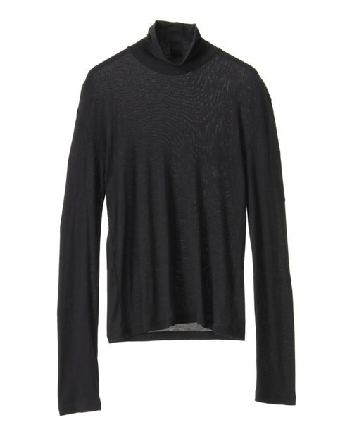 CLANE(クラネ)の「H/N CUT TOPS(Tシャツ/カットソー・レディース・ブラック/グレー/ライトグリーン・1/2)」の2枚目の写真