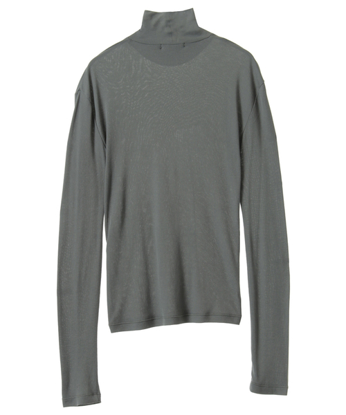 CLANE(クラネ)の「H/N CUT TOPS(Tシャツ/カットソー・レディース・ブラック/グレー/ライトグリーン・1/2)」の15枚目の写真