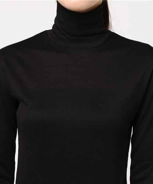 CLANE(クラネ)の「H/N CUT TOPS(Tシャツ/カットソー・レディース・ブラック/グレー/ライトグリーン・1/2)」の6枚目の写真