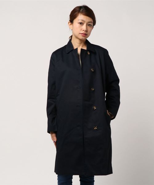 WEGO（ウィゴー）の「WEGO/ステンカラーコート（ステンカラーコート・レディース・ベージュ/ネイビー・FREE）」の8枚目の写真