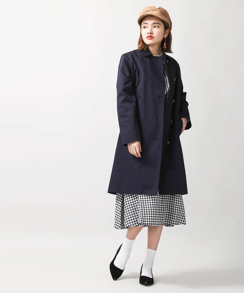 WEGO（ウィゴー）の「WEGO/ステンカラーコート（ステンカラーコート・レディース・ベージュ/ネイビー・FREE）」の13枚目の写真