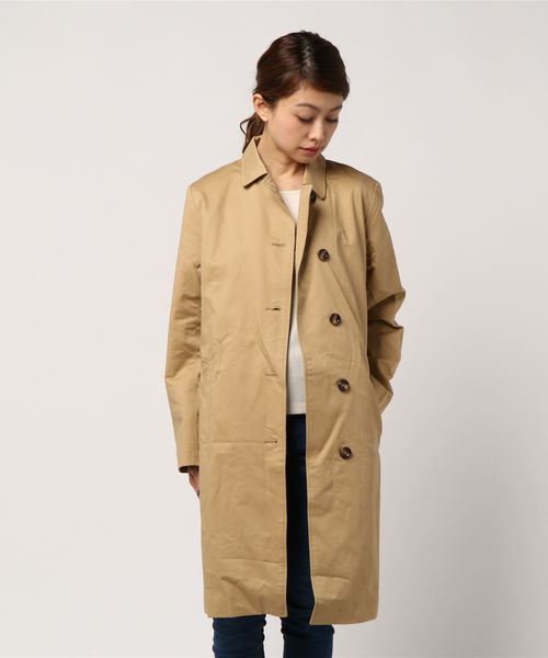 WEGO（ウィゴー）の「WEGO/ステンカラーコート（ステンカラーコート・レディース・ベージュ/ネイビー・FREE）」の7枚目の写真