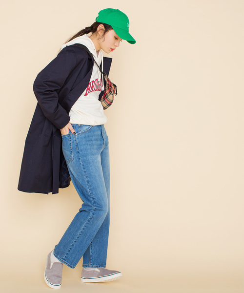 WEGO（ウィゴー）の「WEGO/ステンカラーコート（ステンカラーコート・レディース・ベージュ/ネイビー・FREE）」の6枚目の写真