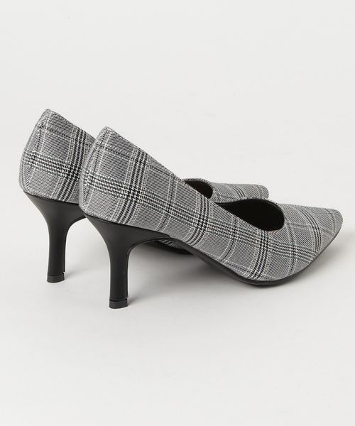 laboratory work（ラボラトリーワーク）の「チェックパンプス（パンプス・レディース・ブラック・LARGE/MEDIUM/SMALL）」の3枚目の写真