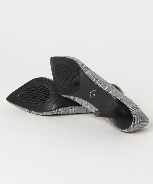 laboratory work（ラボラトリーワーク）の「チェックパンプス（パンプス・レディース・ブラック・LARGE/MEDIUM/SMALL）」の2枚目の写真