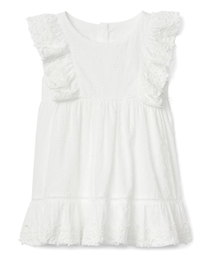 GAP | Gap アイレット フリルワンピース(ワンピース)