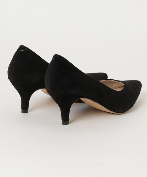 un dix cors（アンディコール）の「ヤギ革スエードパンプス（パンプス・レディース・ベージュ/ブラック・36/37/38）」の3枚目の写真