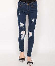 ストレッチクラッシュデニム