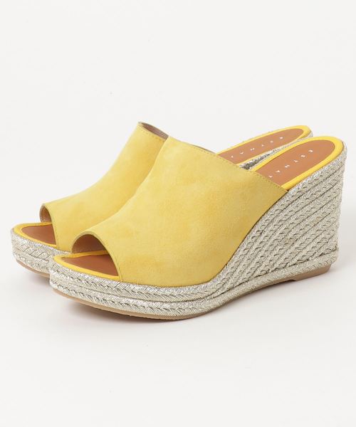 ESTNATION（エストネーション）の「ESTNATION ウェッジソールサンダル（サンダル・レディース・キャメル/ネイビー/イエロー・36/37/35）」の6枚目の写真