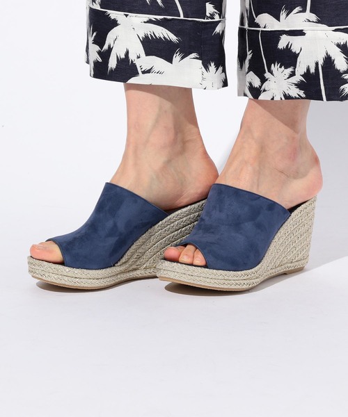 ESTNATION（エストネーション）の「ESTNATION ウェッジソールサンダル（サンダル・レディース・キャメル/ネイビー/イエロー・36/37/35）」の8枚目の写真