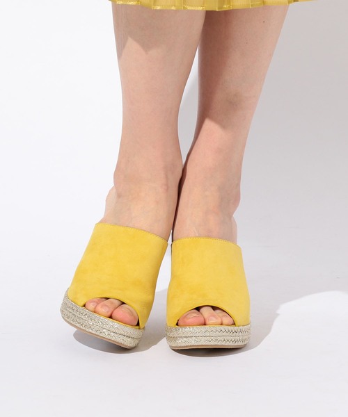 ESTNATION（エストネーション）の「ESTNATION ウェッジソールサンダル（サンダル・レディース・キャメル/ネイビー/イエロー・36/37/35）」の10枚目の写真