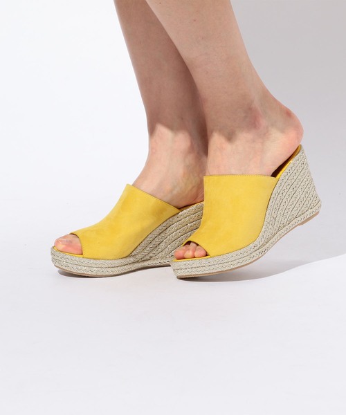 ESTNATION（エストネーション）の「ESTNATION ウェッジソールサンダル（サンダル・レディース・キャメル/ネイビー/イエロー・36/37/35）」の9枚目の写真