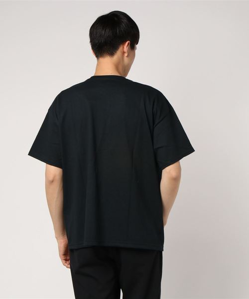 GILDAN（ギルダン）の「WEGO/GILDANビッグシルエットポケットTシャツ（Tシャツ/カットソー・メンズ・オレンジ/ブラック/パープル/ライム/レッド/オートミール/ホワイト/ベージュ・XX-LARGE/X-LARGE）」の10枚目の写真