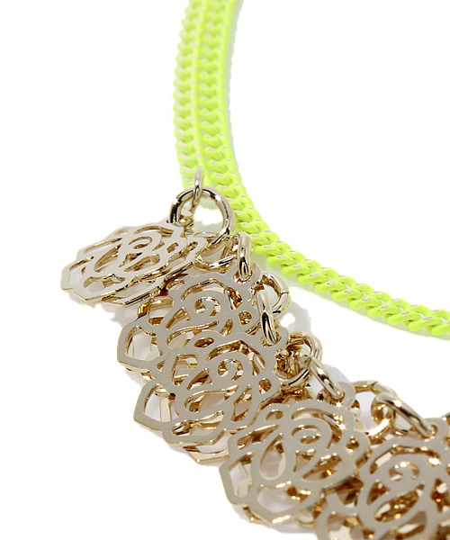 mystic（ミスティック）の「モチーフ付カラーブレス（ブレスレット・レディース・イエロー/ピンク・ﾌﾘ-）」の4枚目の写真