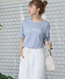 reca | ゆったり楽ちん◇ビックシルエット 刺繍ロゴTシャツ　-CLOVER-(Tシャツ/カットソー)