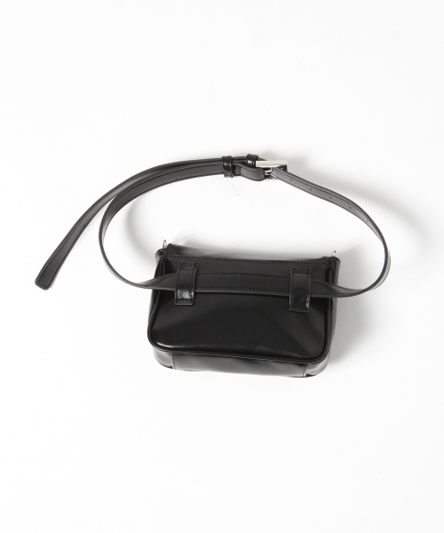 LOWRYS FARM（ローリーズファーム）の「２ＷＡＹウエストＢＡＧ　801937（ショルダーバッグ・レディース・オフホワイト/ブラック/グリーン・FREE）」の13枚目の写真