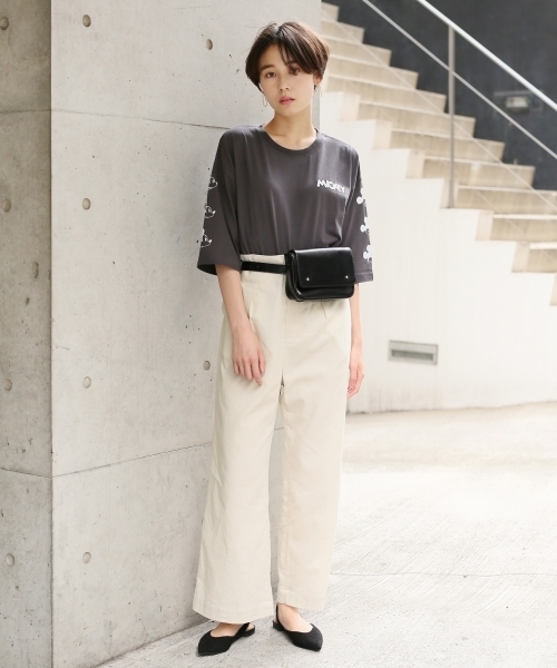 LOWRYS FARM（ローリーズファーム）の「２ＷＡＹウエストＢＡＧ　801937（ショルダーバッグ・レディース・オフホワイト/ブラック/グリーン・FREE）」の17枚目の写真