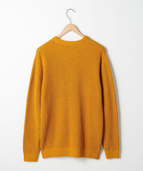 coen（コーエン）の「ポリモールカラーニット（ニット/セーター・メンズ・ネイビー/マスタード/ダークグリーン/Brick ・X-LARGE/MEDIUM/SMALL/LARGE）」の22枚目の写真