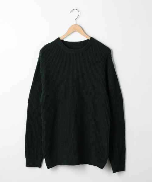 coen（コーエン）の「ポリモールカラーニット（ニット/セーター・メンズ・ネイビー/マスタード/ダークグリーン/Brick ・X-LARGE/MEDIUM/SMALL/LARGE）」の19枚目の写真