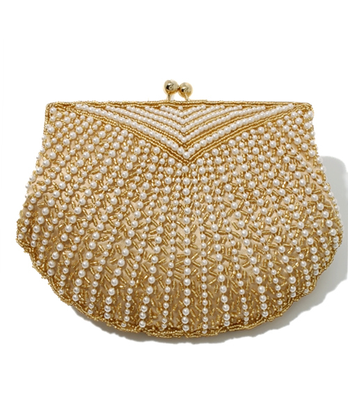 Demi-Luxe BEAMS(デミルクス ビームス)の「Di bello / パールビーズ シェル パーティバッグ(ショルダーバッグ・レディース・シルバー/ゴールド・ONE SIZE)」の6枚目の写真