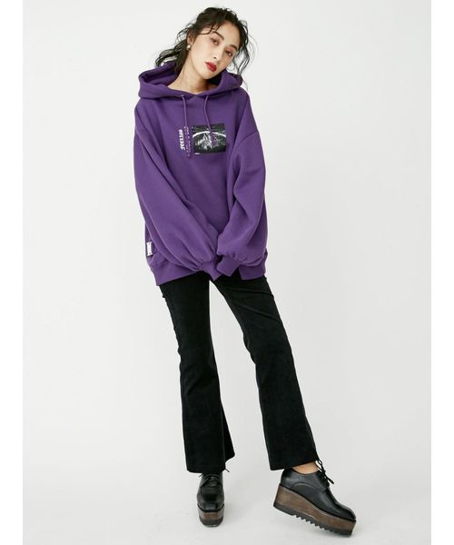 EVRIS（エヴリス）の「ベロアライクブーツカットパンツ（その他パンツ・レディース・ブラック/ブラウン・MEDIUM/SMALL）」の11枚目の写真