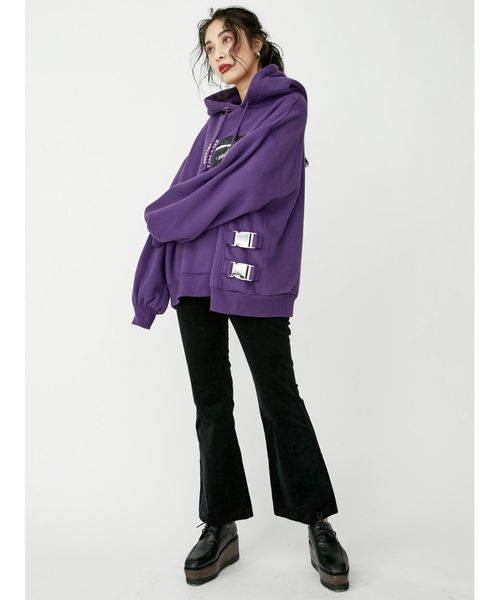 EVRIS（エヴリス）の「ベロアライクブーツカットパンツ（その他パンツ・レディース・ブラック/ブラウン・MEDIUM/SMALL）」の10枚目の写真