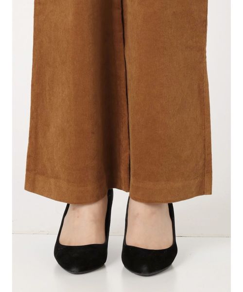 EVRIS（エヴリス）の「ベロアライクブーツカットパンツ（その他パンツ・レディース・ブラック/ブラウン・MEDIUM/SMALL）」の14枚目の写真