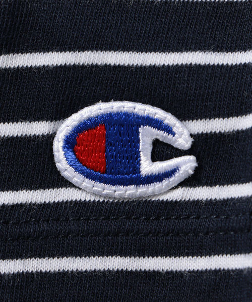 Champion(チャンピオン)の「Champion×SHIPS: 別注 ウォッシュドコットン ボーダー Vネック Tシャツ(Tシャツ/カットソー・メンズ・ホワイト/ブラック/ネイビー・SMALL/MEDIUM/LARGE)」の21枚目の写真