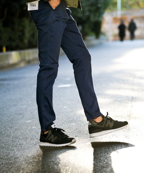 BAYFLOW(ベイフロー)の「ツイルウラキモウパンツ(その他パンツ・メンズ・ベージュ/ネイビー/サックスブルー・SMALL/MEDIUM/LARGE)」の2枚目の写真