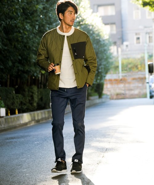 BAYFLOW(ベイフロー)の「ツイルウラキモウパンツ(その他パンツ・メンズ・ベージュ/ネイビー/サックスブルー・SMALL/MEDIUM/LARGE)」の22枚目の写真