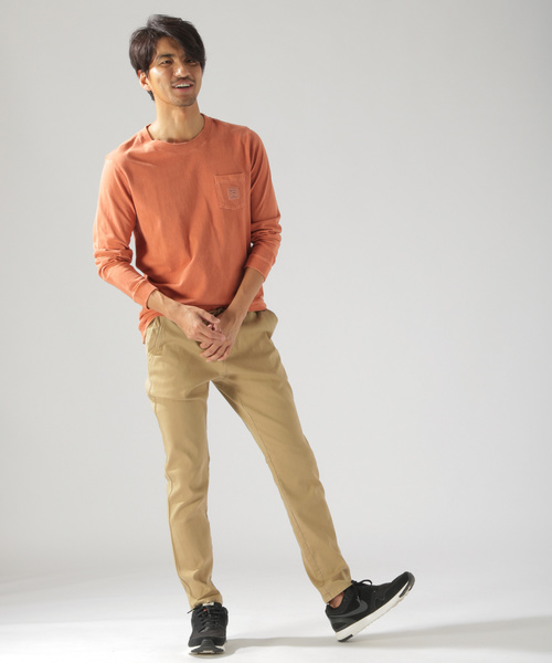 BAYFLOW(ベイフロー)の「ツイルウラキモウパンツ(その他パンツ・メンズ・ベージュ/ネイビー/サックスブルー・SMALL/MEDIUM/LARGE)」の17枚目の写真