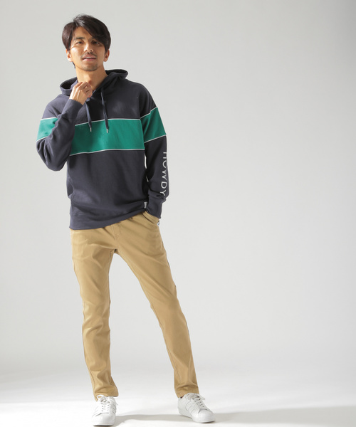 BAYFLOW(ベイフロー)の「ツイルウラキモウパンツ(その他パンツ・メンズ・ベージュ/ネイビー/サックスブルー・SMALL/MEDIUM/LARGE)」の18枚目の写真