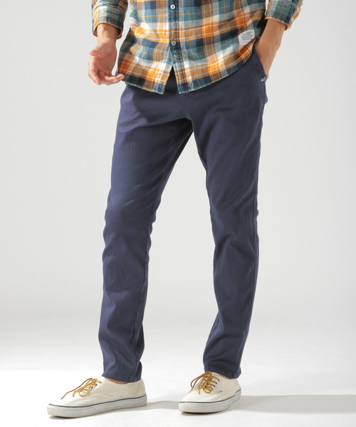 BAYFLOW(ベイフロー)の「ツイルウラキモウパンツ(その他パンツ・メンズ・ベージュ/ネイビー/サックスブルー・SMALL/MEDIUM/LARGE)」の10枚目の写真