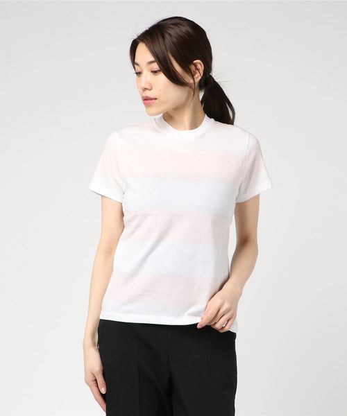 tシャツ ROLLAS ローラス / BIG STRIPE TEE ボックスストライプボーダーTシャツ / RO12939 レディース ROLLAS ローラス / BIG STRIPE TEE ボックスストライプボーダーT