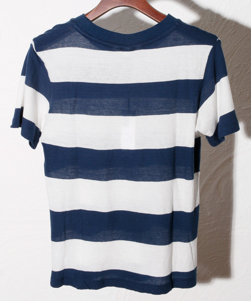 tシャツ ROLLAS ローラス / BIG STRIPE TEE ボックスストライプボーダーTシャツ / RO12939 レディース ROLLAS ローラス / BIG STRIPE TEE ボックスストライプボーダーT