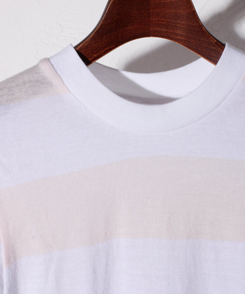 tシャツ ROLLAS ローラス / BIG STRIPE TEE ボックスストライプボーダーTシャツ / RO12939 レディース ROLLAS ローラス / BIG STRIPE TEE ボックスストライプボーダーT