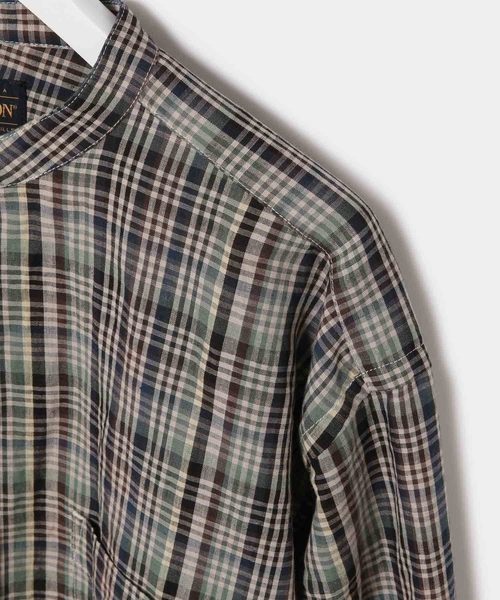 PENDLETON（ペンドルトン）の「【PENDLETON】別注バンドカラーシャツ（シャツ/ブラウス・メンズ・グリーン系その他/ブルー系その他・M/L）」の12枚目の写真