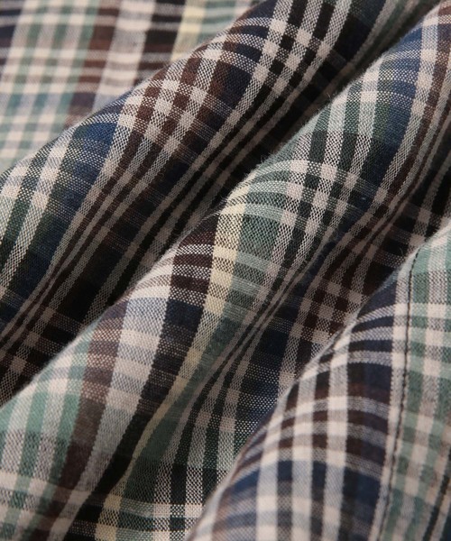 PENDLETON（ペンドルトン）の「【PENDLETON】別注バンドカラーシャツ（シャツ/ブラウス・メンズ・グリーン系その他/ブルー系その他・M/L）」の7枚目の写真